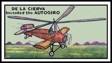 8 De La Cierva Invented The Autogyro